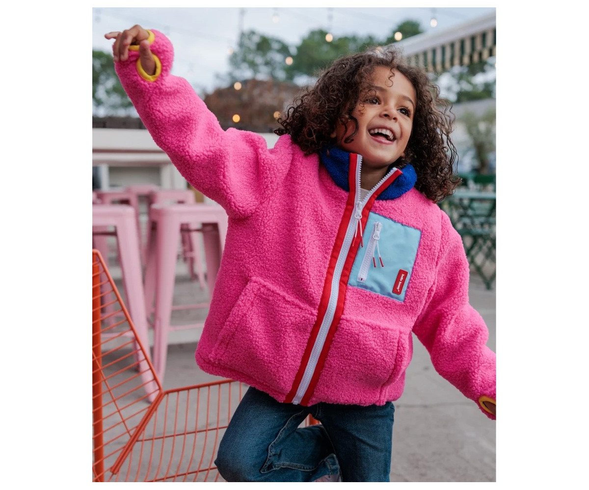 Chaqueta Polar Infantil Fuchsia