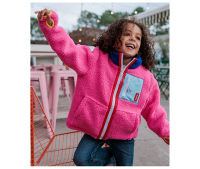 Chaqueta Polar Infantil Fuchsia