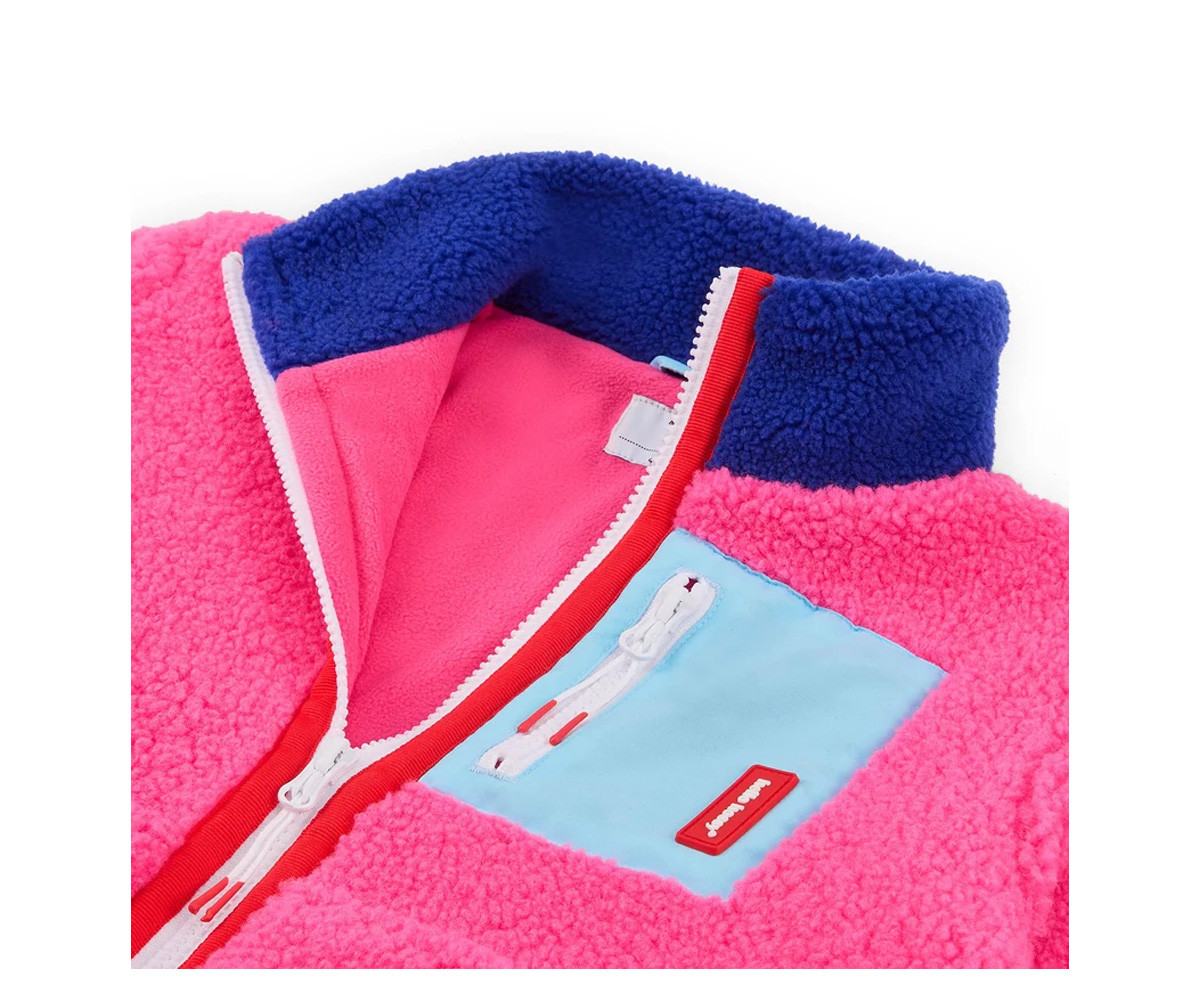 Chaqueta Polar Infantil Fuchsia