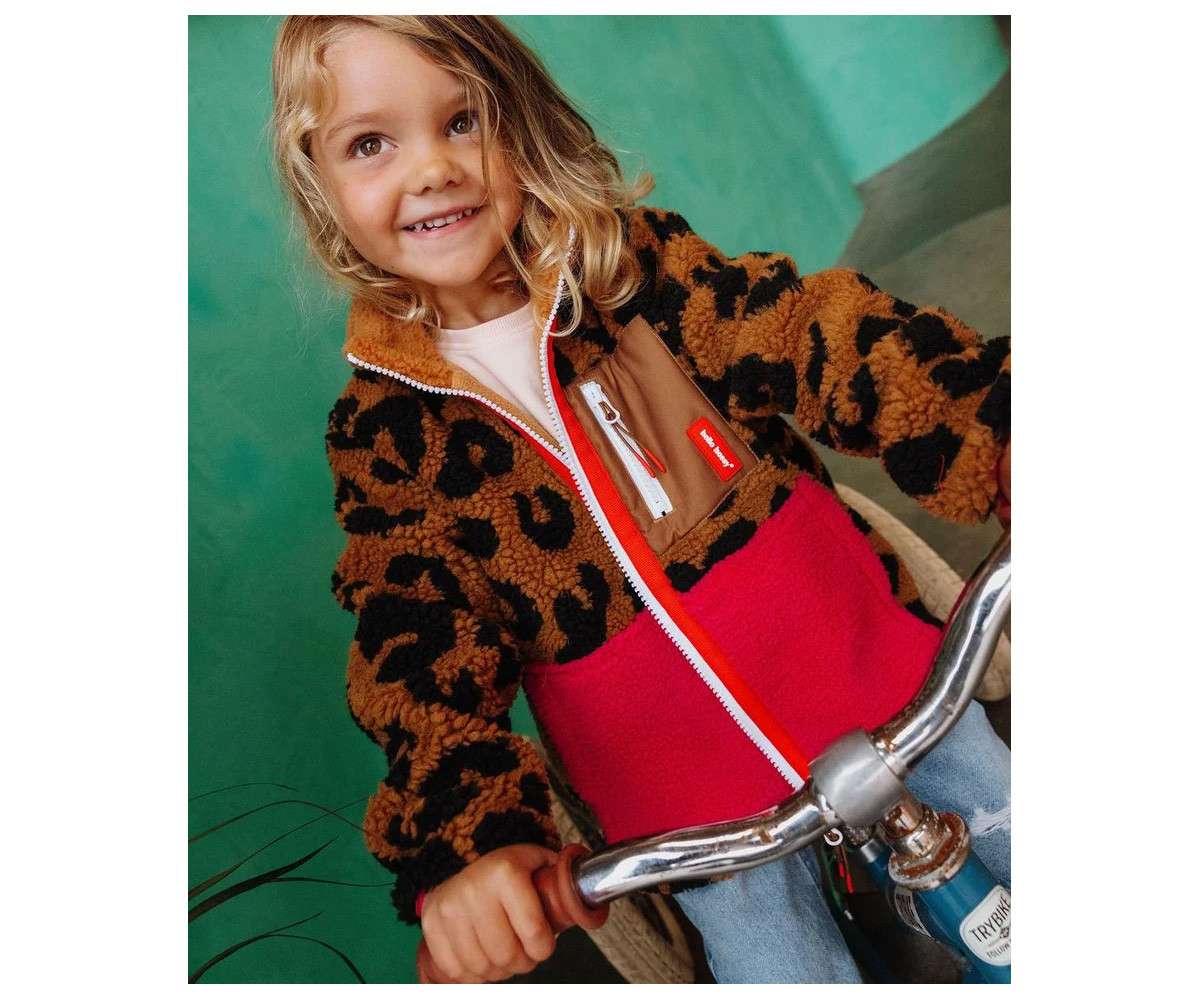 Chaqueta Polar Infantil Leopard