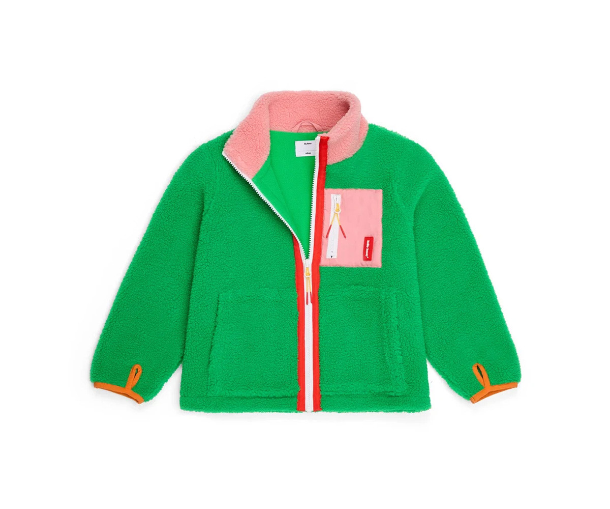 Chaqueta Polar Infantil Green Candy