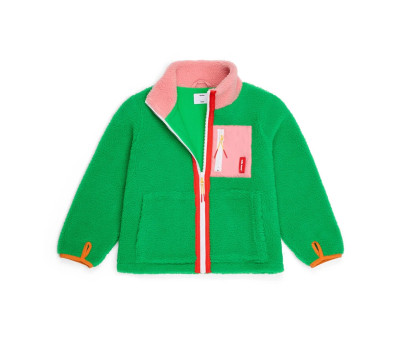 Chaqueta Polar Infantil Green Candy