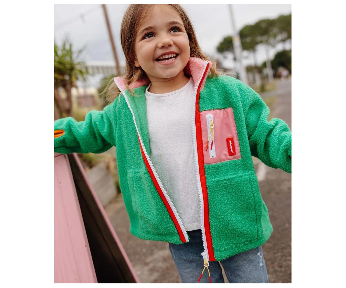 Chaqueta Polar Infantil Green Candy