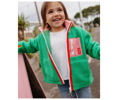 Chaqueta Polar Infantil Green Candy