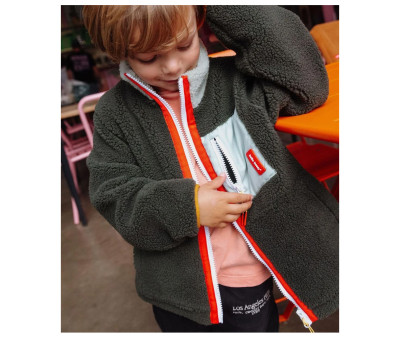 Chaqueta Polar Infantil Fluffy Forest