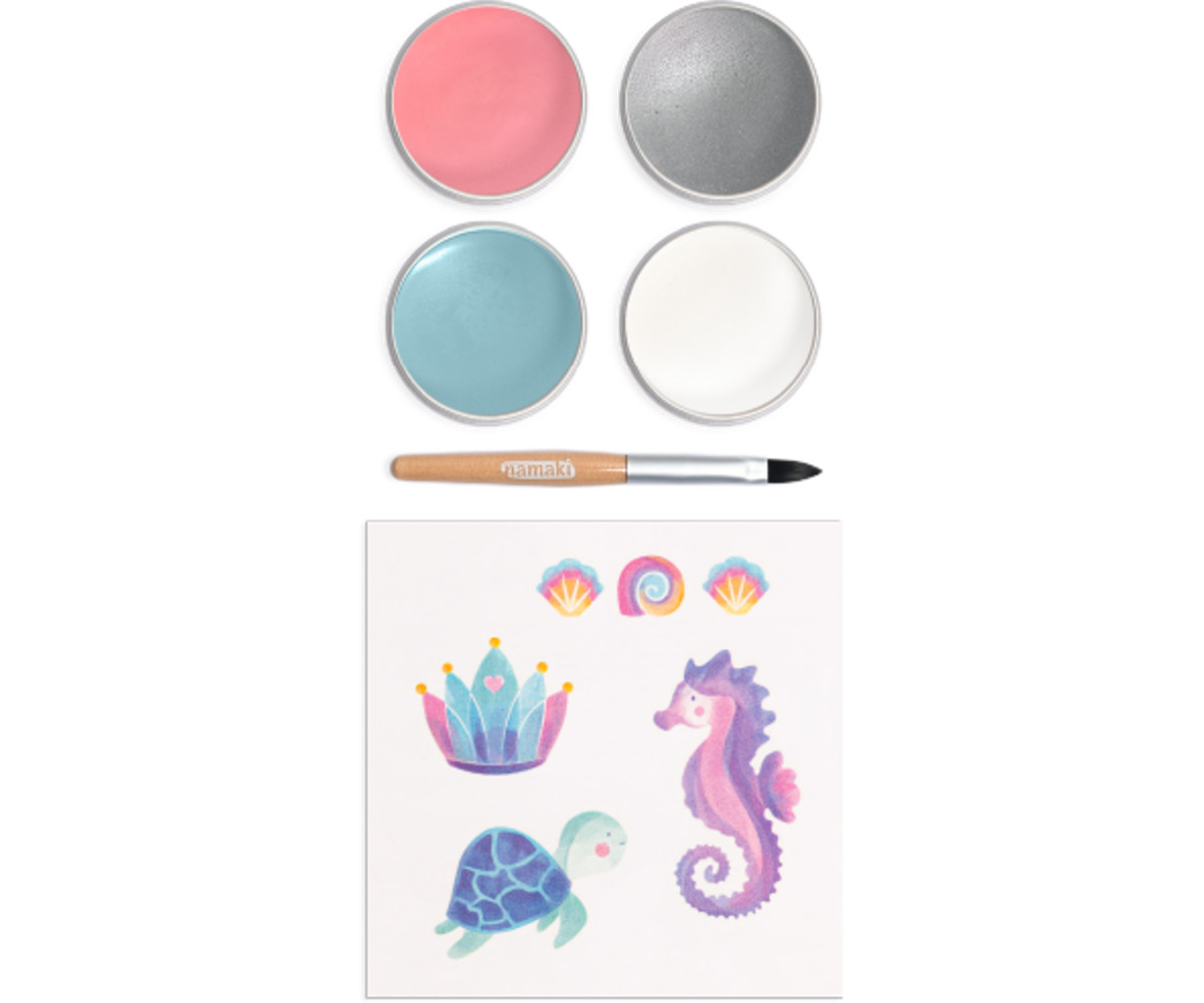 Kit de Maquillage 4 Couleurs Sirène