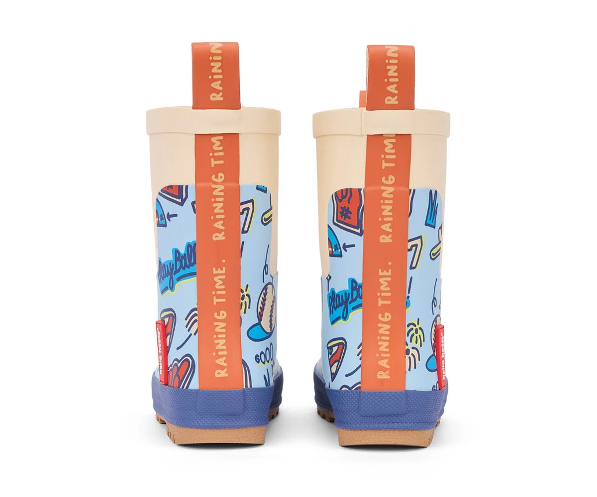 Botas de Agua Infantiles Baseball Game