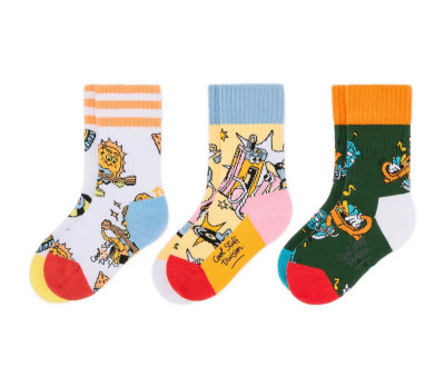 Pack 3 Pares de Calcetines Happy Beats
