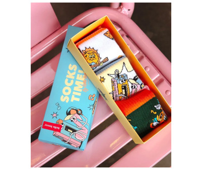 Pack 3 Pares de Calcetines Happy Beats