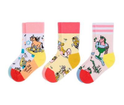 Pack 3 Pares de Calcetines Unicorn