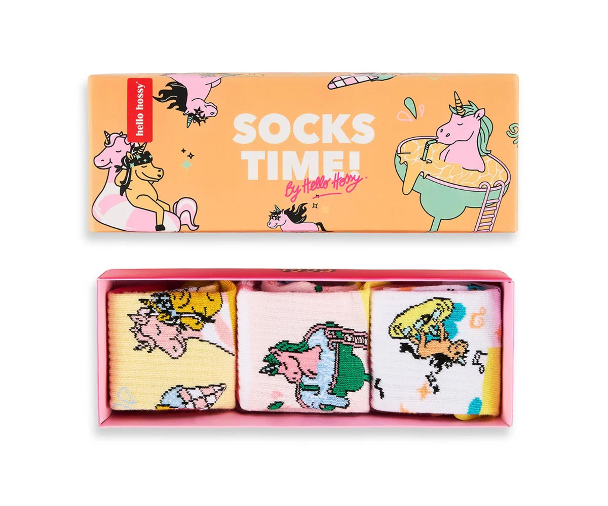 Pack 3 Pares de Calcetines Unicorn