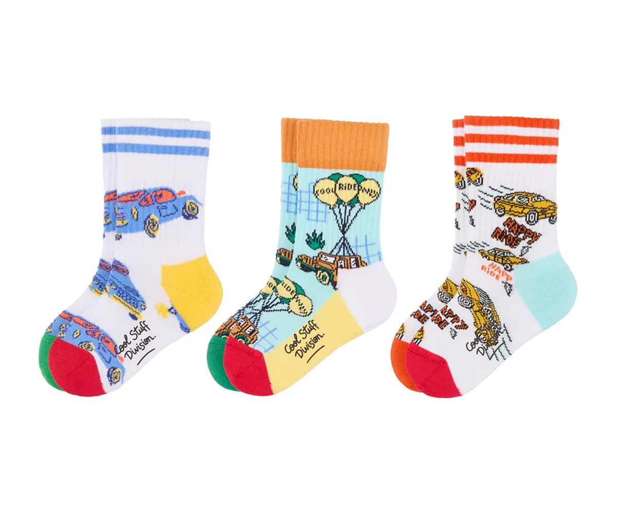 Pack 3 Pares de Calcetines Cars