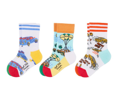 Pack 3 Pares de Calcetines Cars
