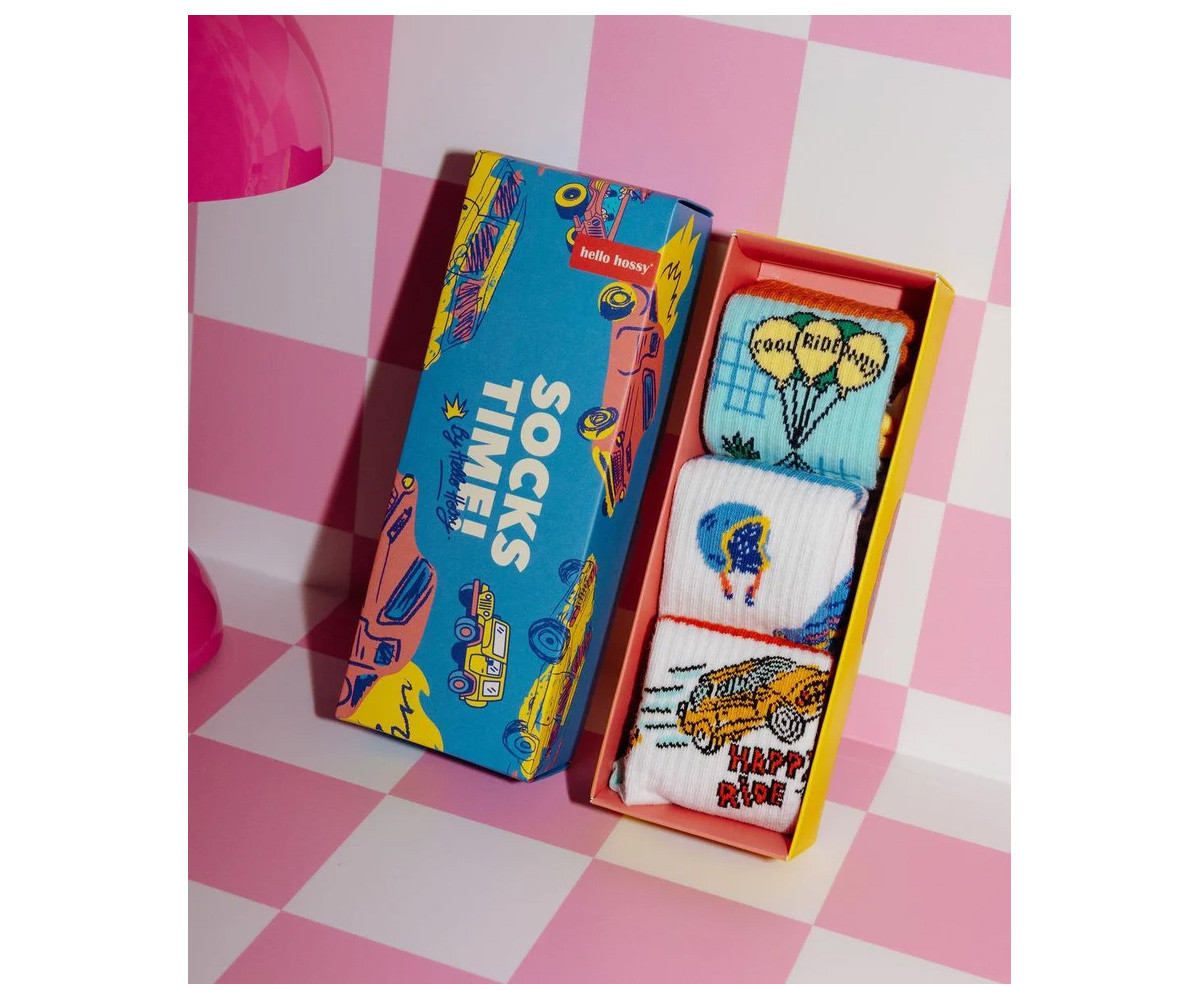 Pack 3 Pares de Calcetines Cars