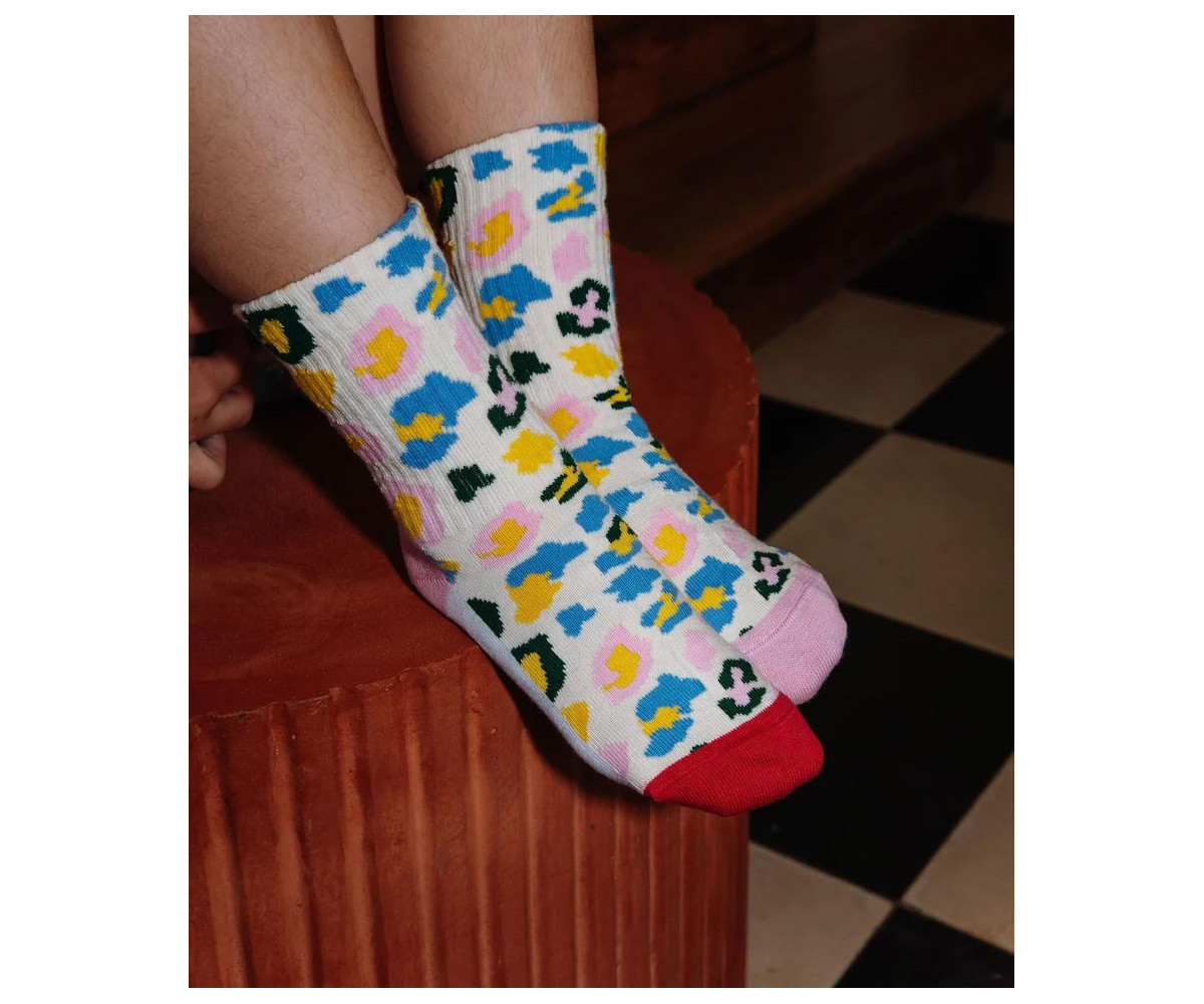 Pack 4 Pares de Calcetines Leopard