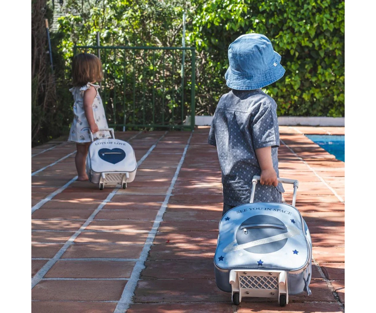 Maleta Trolley Infantil Tris Blue
