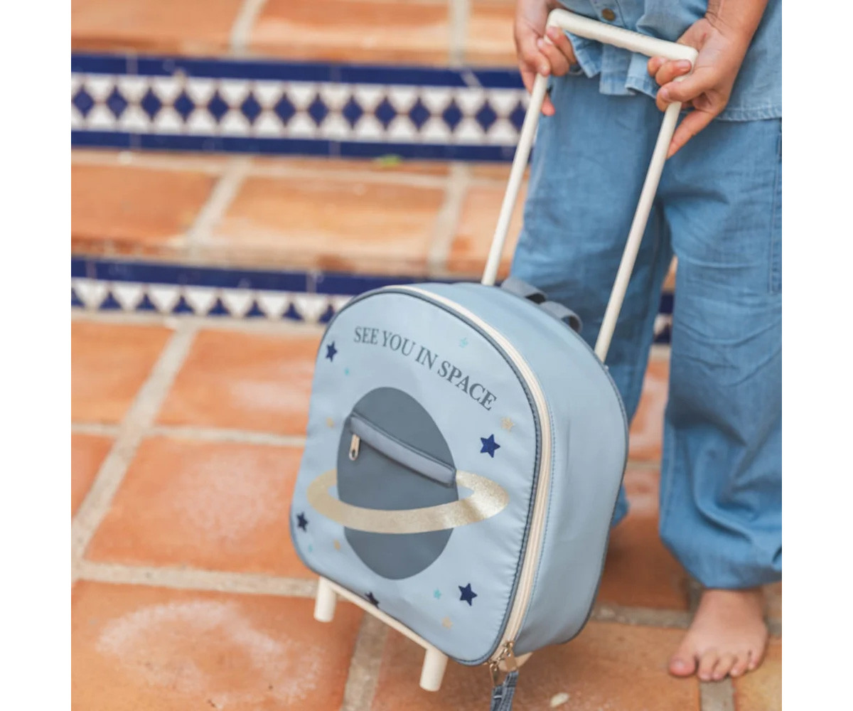 Maleta Trolley Infantil Tris Blue