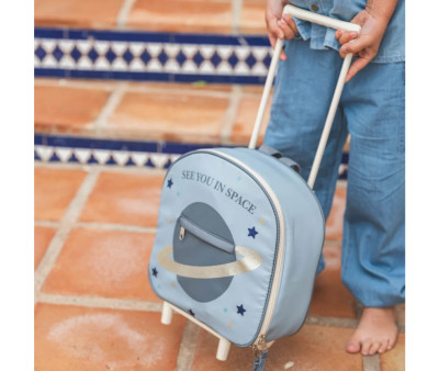 Maleta Trolley Infantil Tris Blue