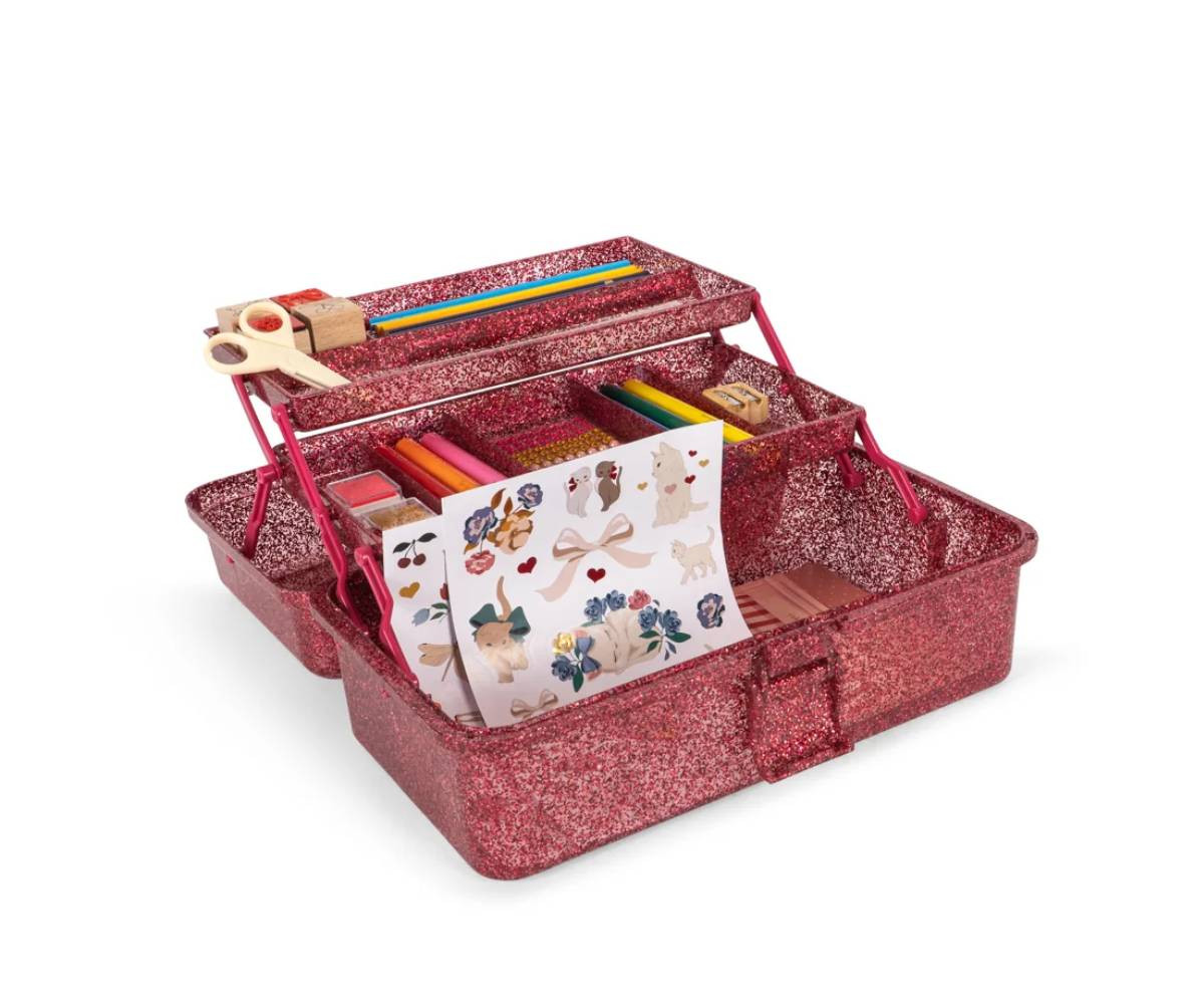 Valigetta Creative Art Caddy Glitter Rose