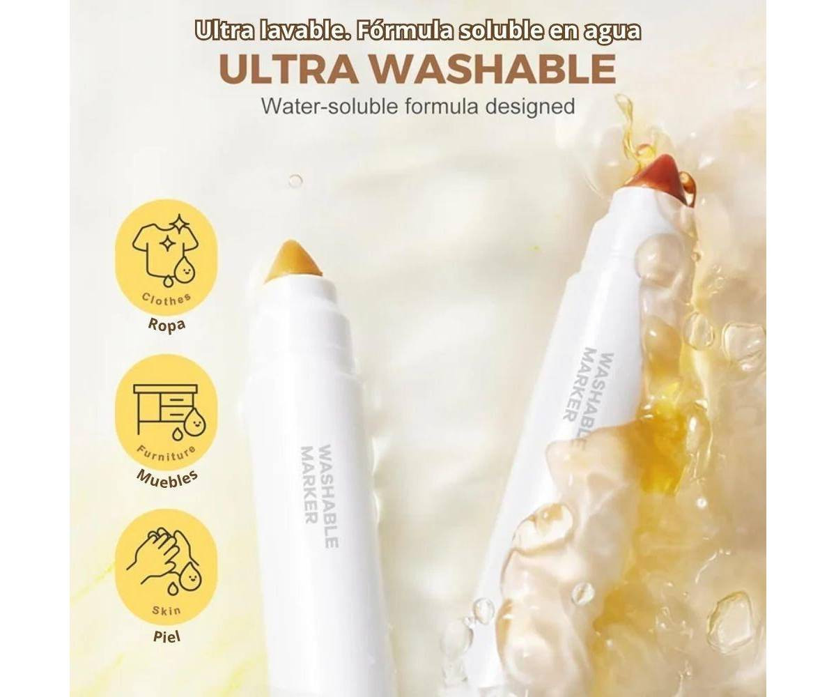 Set 12 Rotuladores Extra Lavables WASH POWER