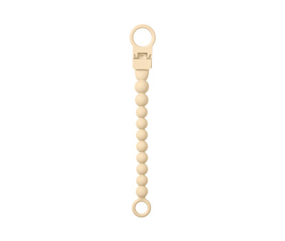 Chupetero Silicona BIBS Beaded Pale Butter