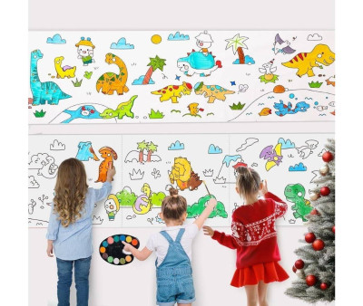 Papel de Dibujo Adhesivo Dinosaur Adventures
