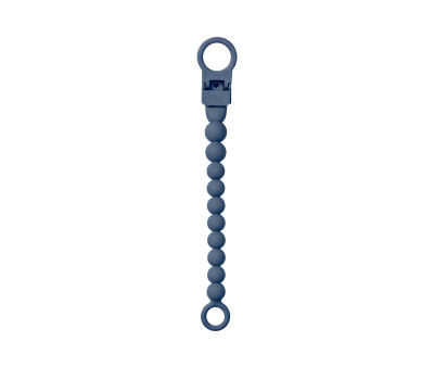 Chupetero Silicona BIBS Beaded Steel Blue