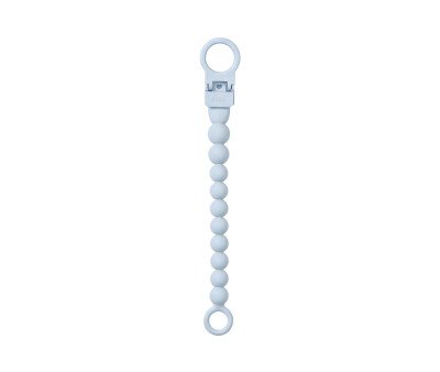 Chupetero Silicona BIBS Beaded Baby Blue