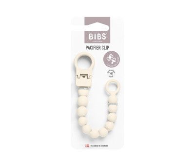 Chupetero Silicona BIBS Beaded Ivory