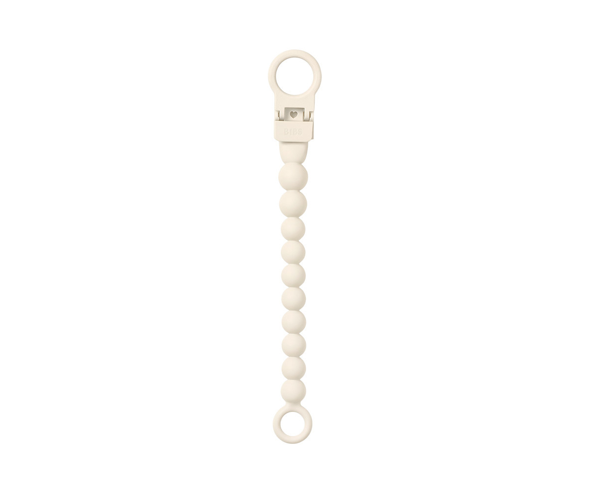 Chupetero Silicona BIBS Beaded Ivory