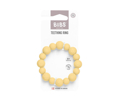 Mordedor Silciona BIBS Ring Beaded Pale Butter