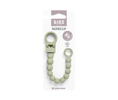 Chupetero Silicona BIBS Beaded Sage