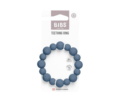 Mordedor Silciona BIBS Ring Beaded Steel Blue