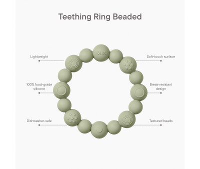 Mordedor Silciona BIBS Ring Beaded Petal