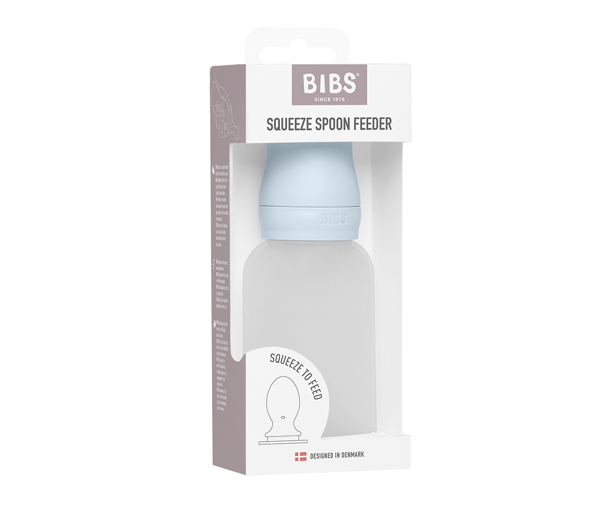 Dosificador Exprimible con Cuchara BIBS Baby Blue