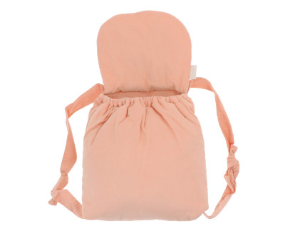 Mochila Pequeña Conejo Velours Rose Coquillaje Personalizable