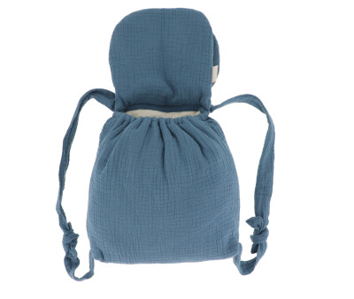 Mochila Pequeña Gasa Conejo Bleu Stone Personalizable