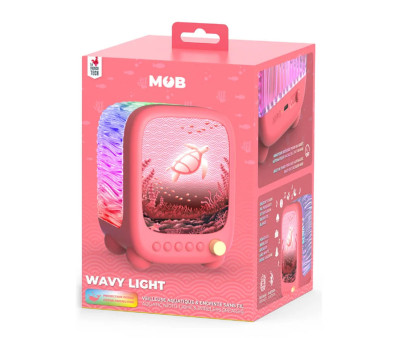 Lámpara Altavoz Proyector WAVY Rosa