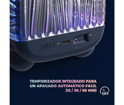 Lámpara Altavoz Proyector WAVY Azul
