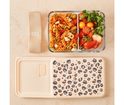 Caja de Almuerzo MB Pure Vidrio Leopard by PYREX