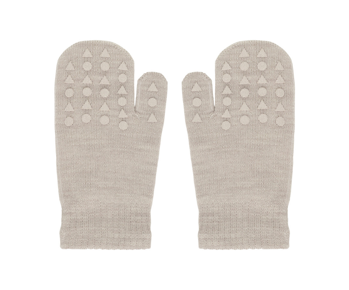 Manoplas Antideslizantes Lana Merino Sand