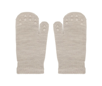 Manoplas Antideslizantes Lana Merino Sand