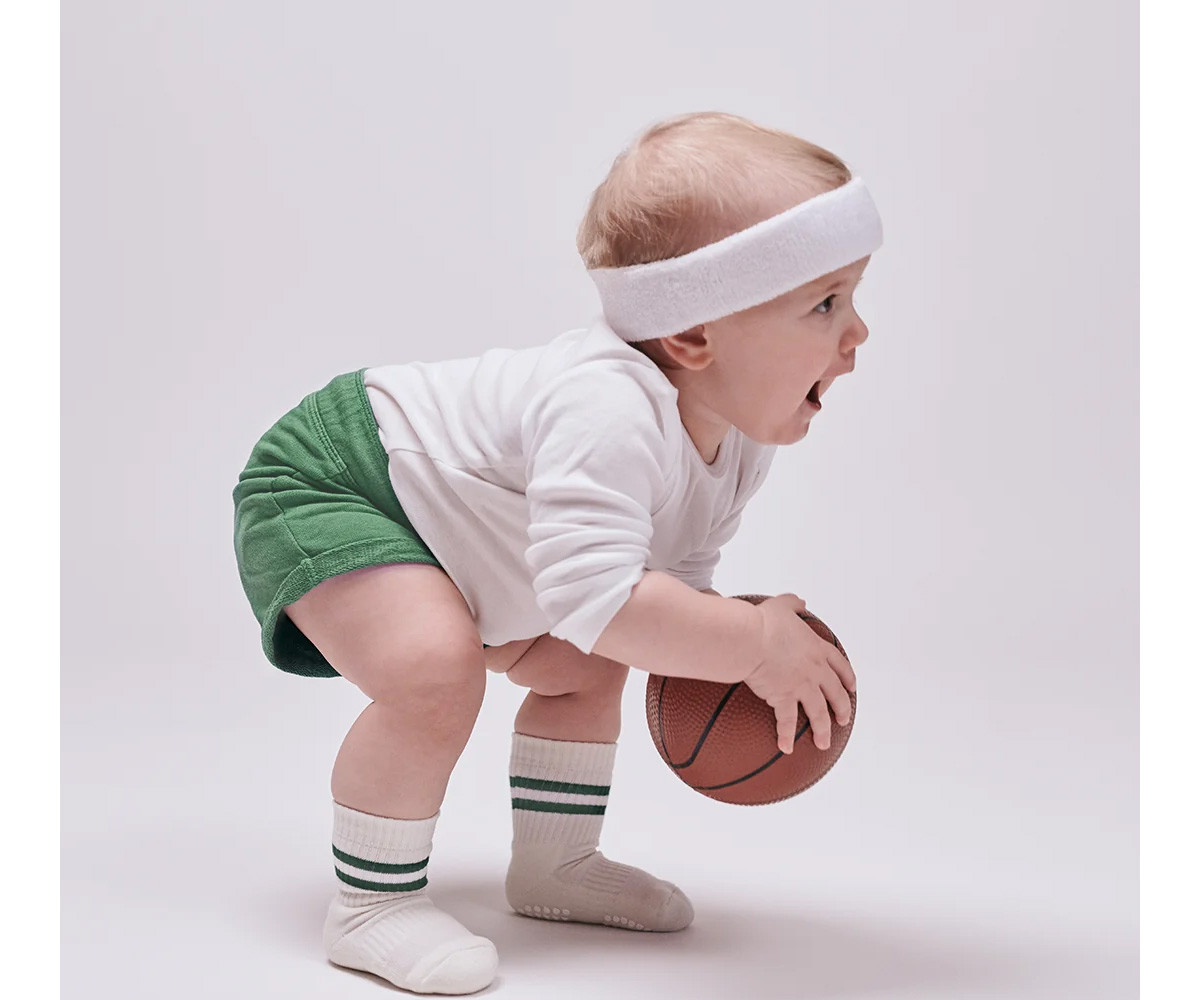 Calcetines Suela Antideslizante Algodón Sports Green