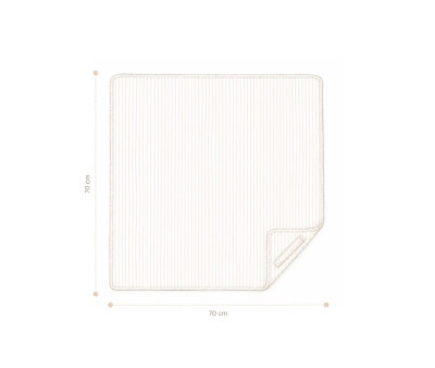 Pack de 2 Muselinas Gots Classic Stripes Camel