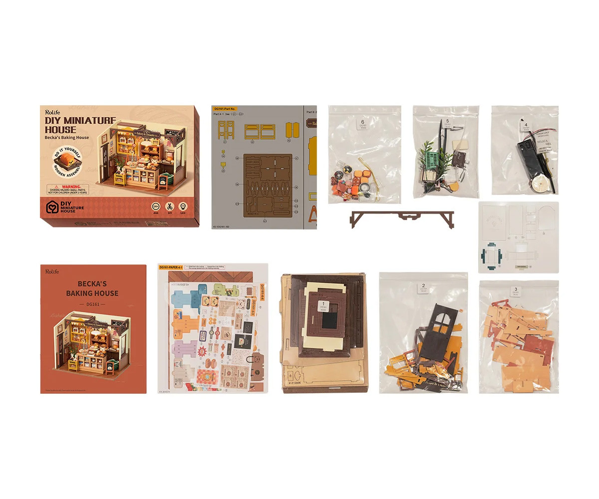 Maqueta en Miniatura Becka´S Baking House