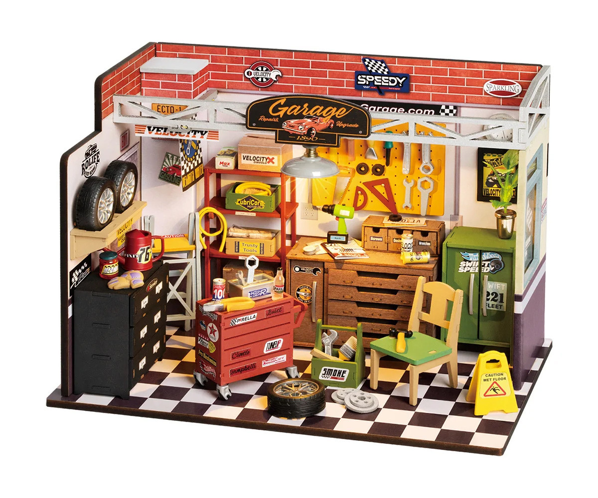 Maqueta en Miniatura Garage Workshop