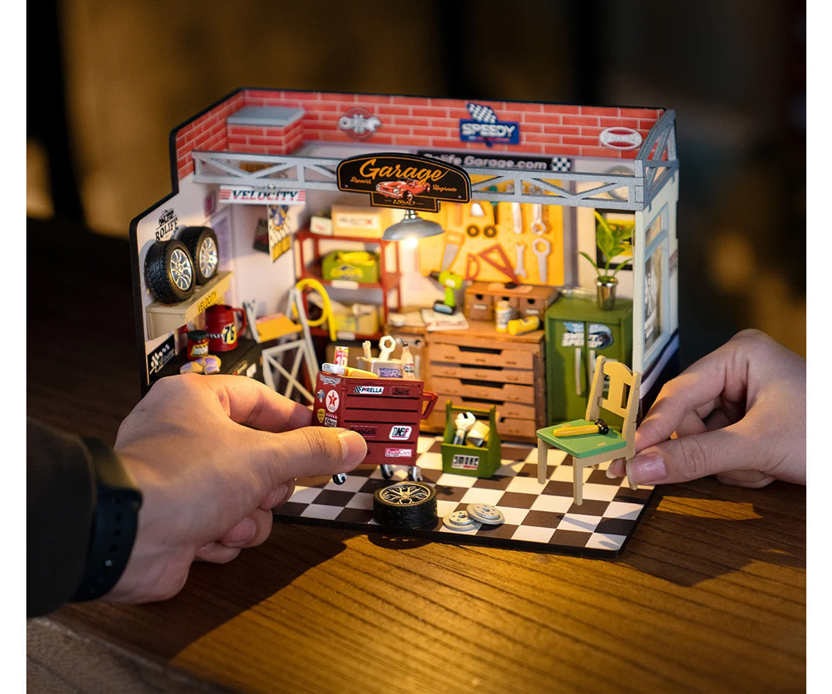 Maqueta en Miniatura Garage Workshop