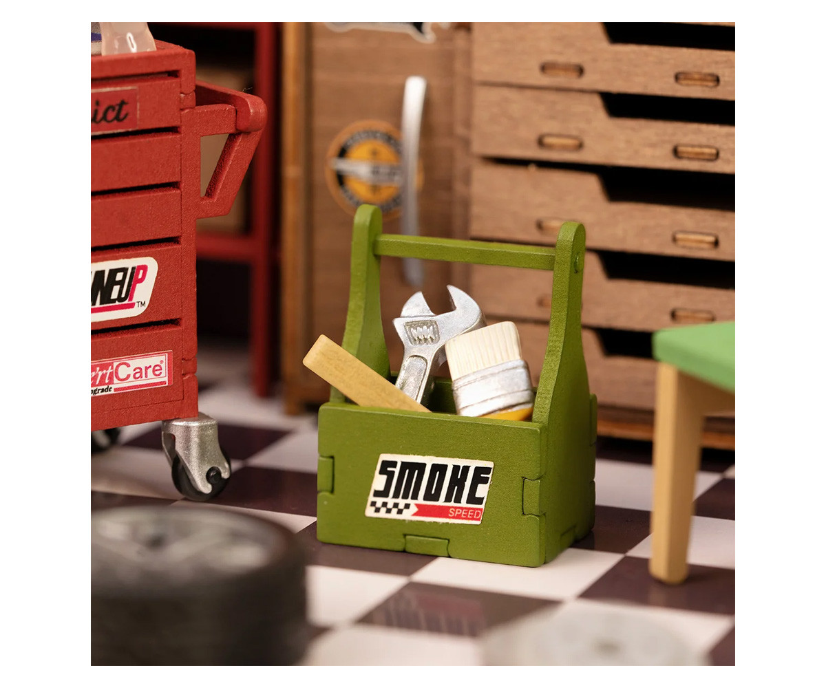 Maqueta en Miniatura Garage Workshop