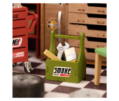 Maqueta en Miniatura Garage Workshop