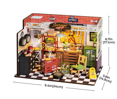 Maqueta en Miniatura Garage Workshop